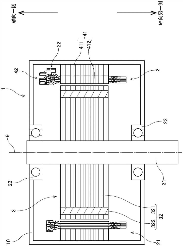 Stator and motor