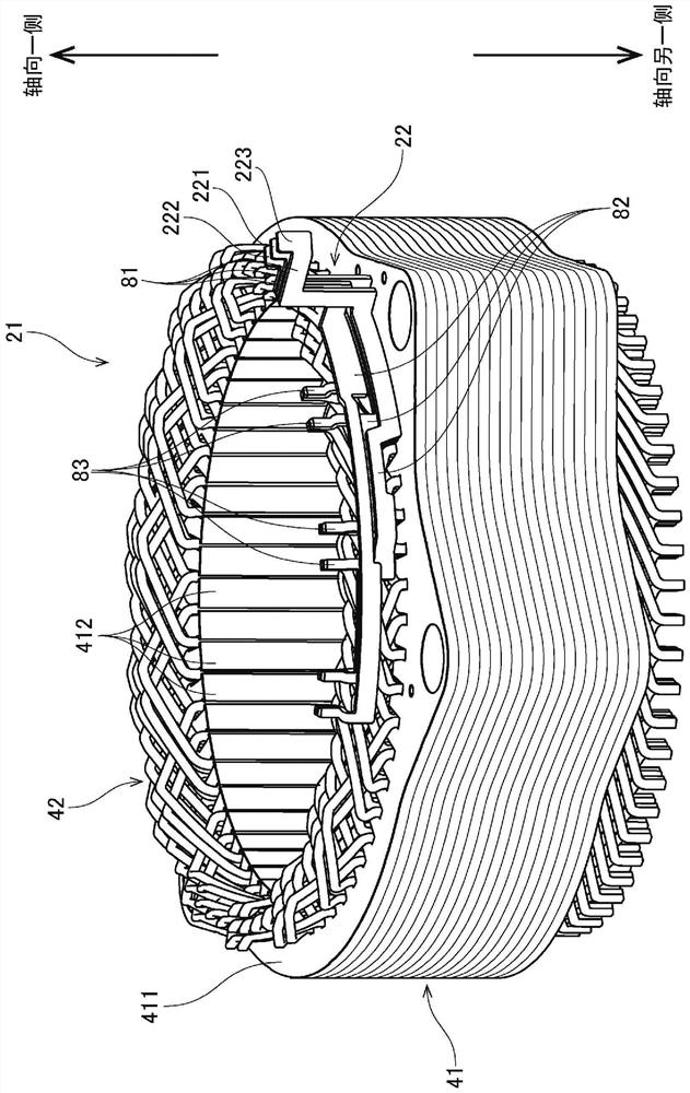 Stator and motor