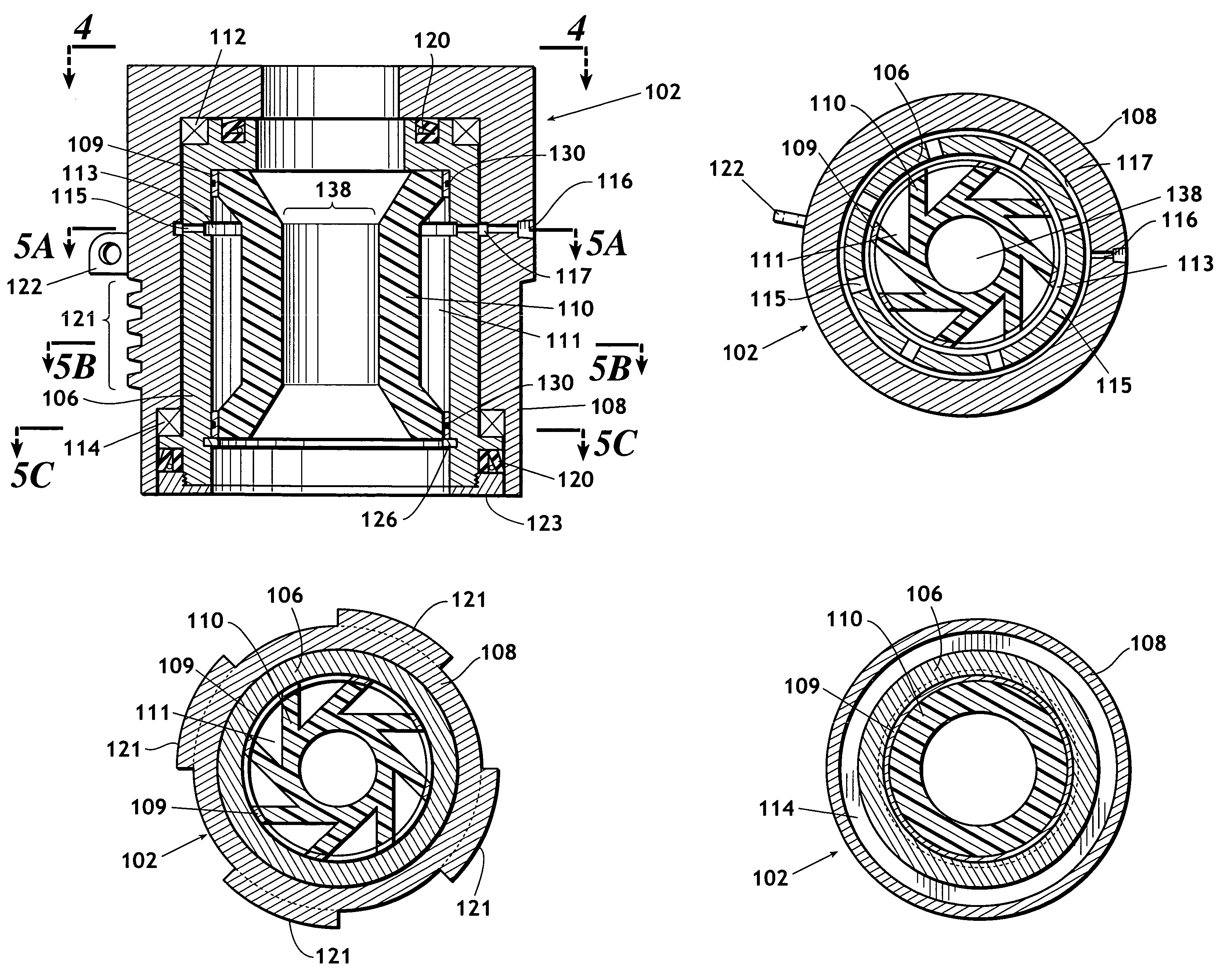 Rotating pressure control head