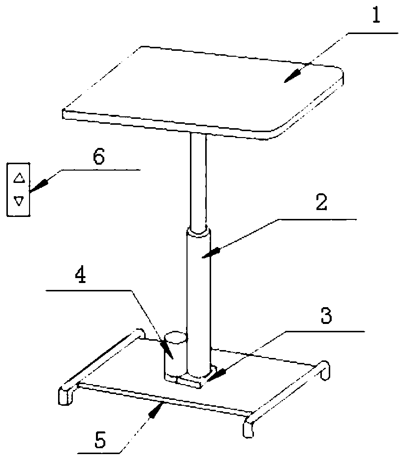 Automatic lifting operation frame special for breast cancer radical operation