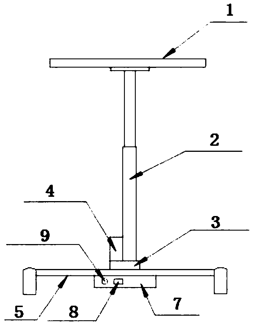 Automatic lifting operation frame special for breast cancer radical operation