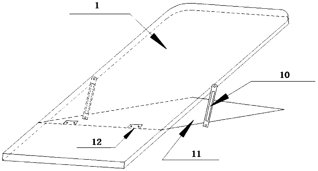 Automatic lifting operation frame special for breast cancer radical operation