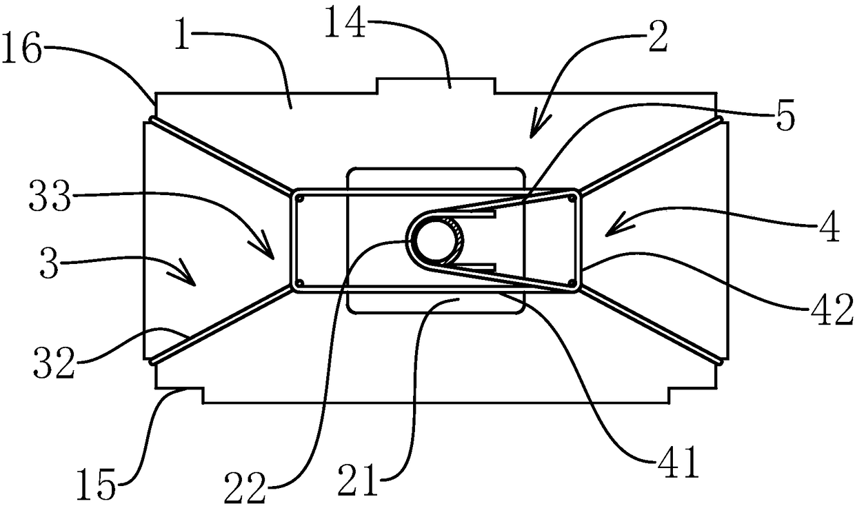 Hollow building block and wall body manufacturing and building method