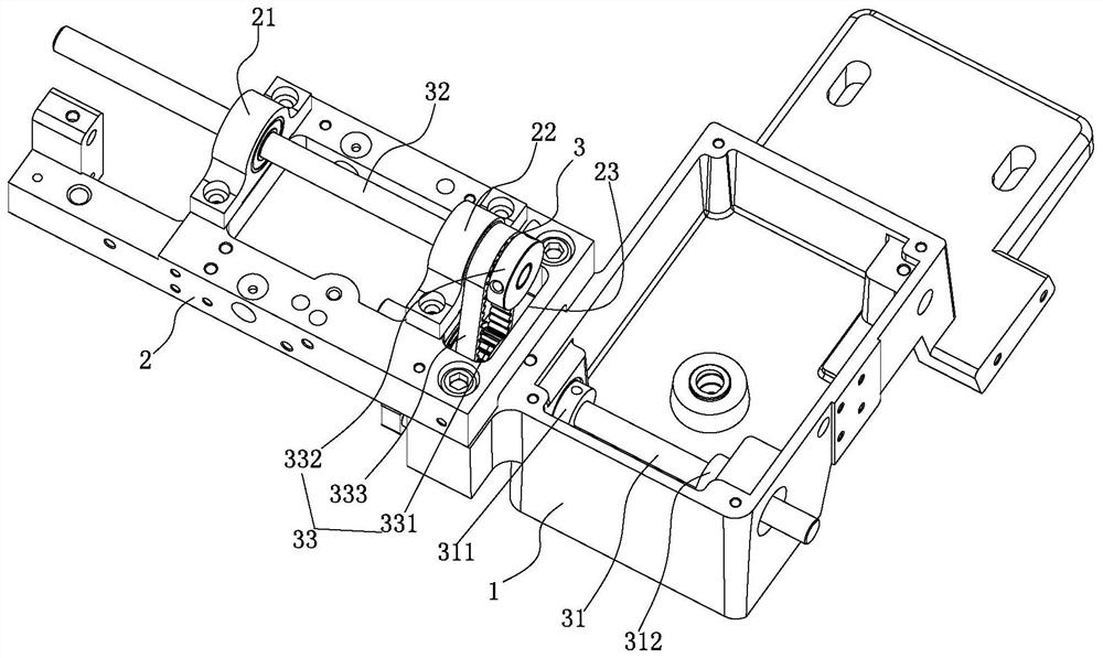 A high-speed synchronous belt sewing machine