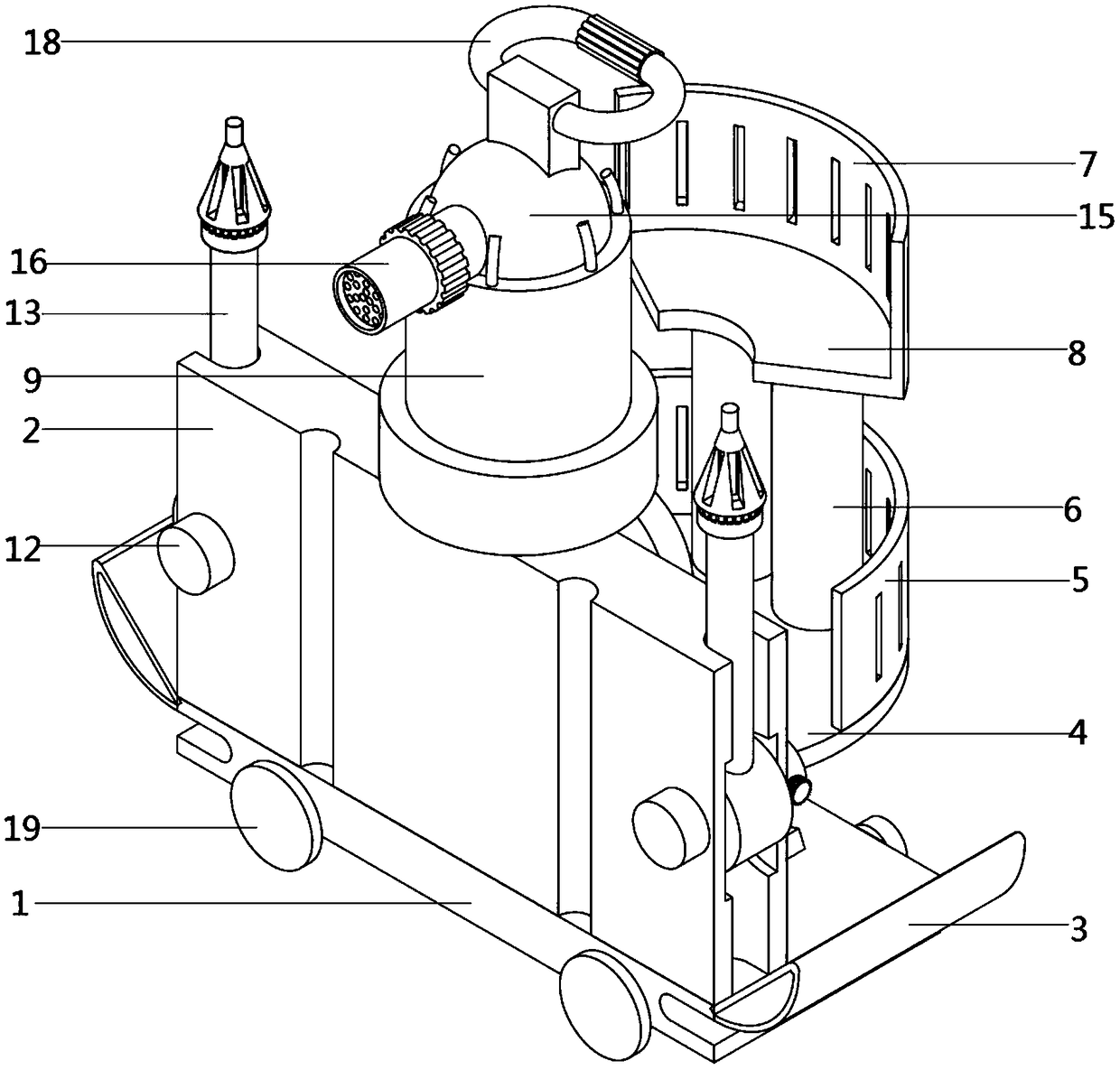 Greening watering device