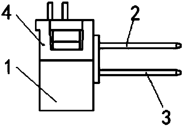 Multi-signal output sensor terminal fixing structure