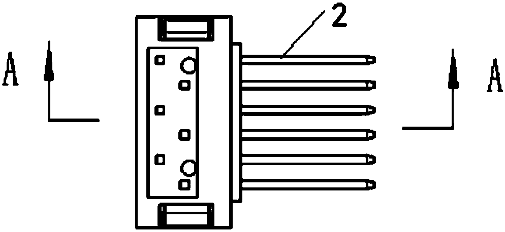 Multi-signal output sensor terminal fixing structure