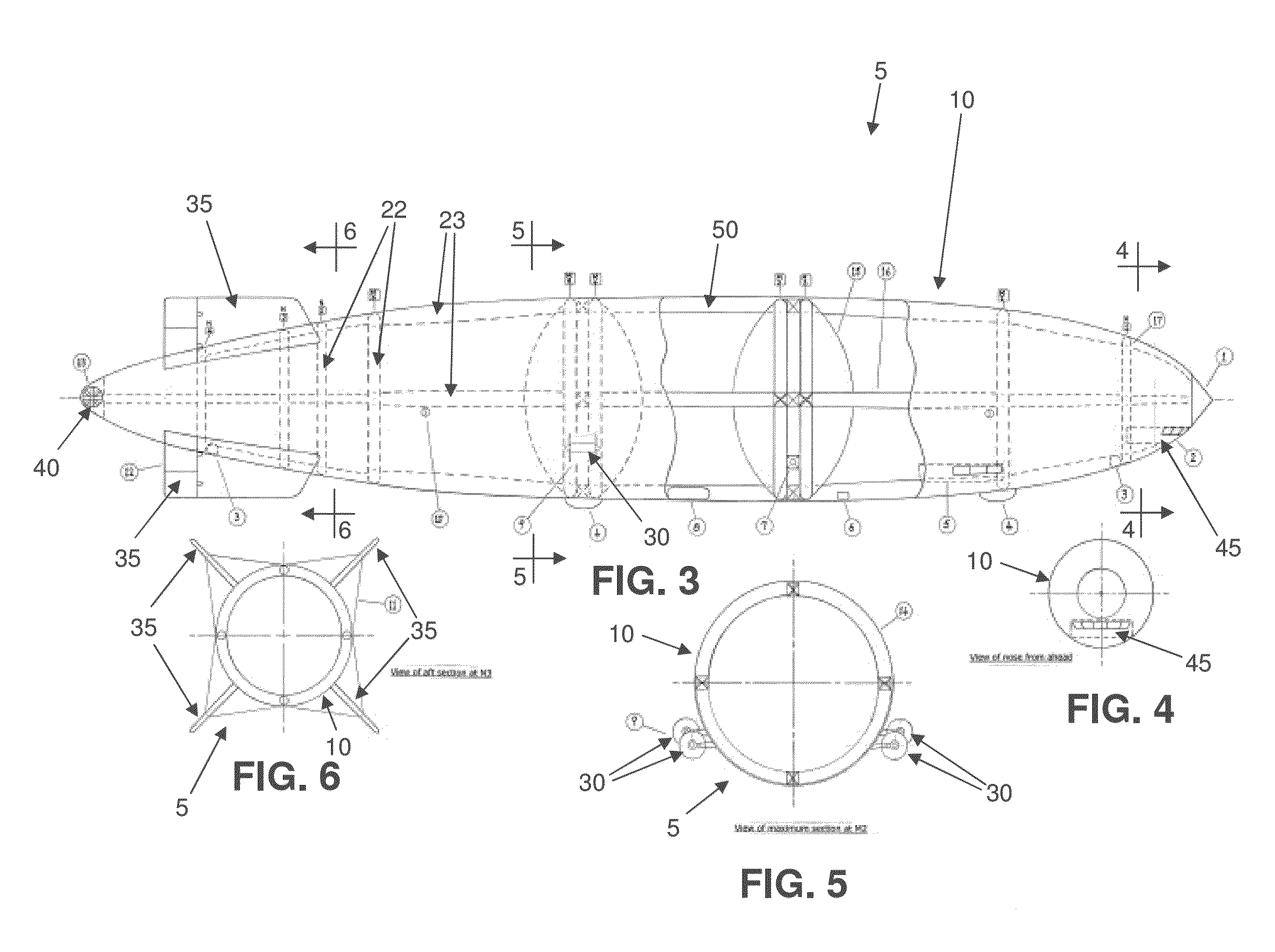 Rigid airship utilizing a rigid frame formed by high pressure inflated tubes