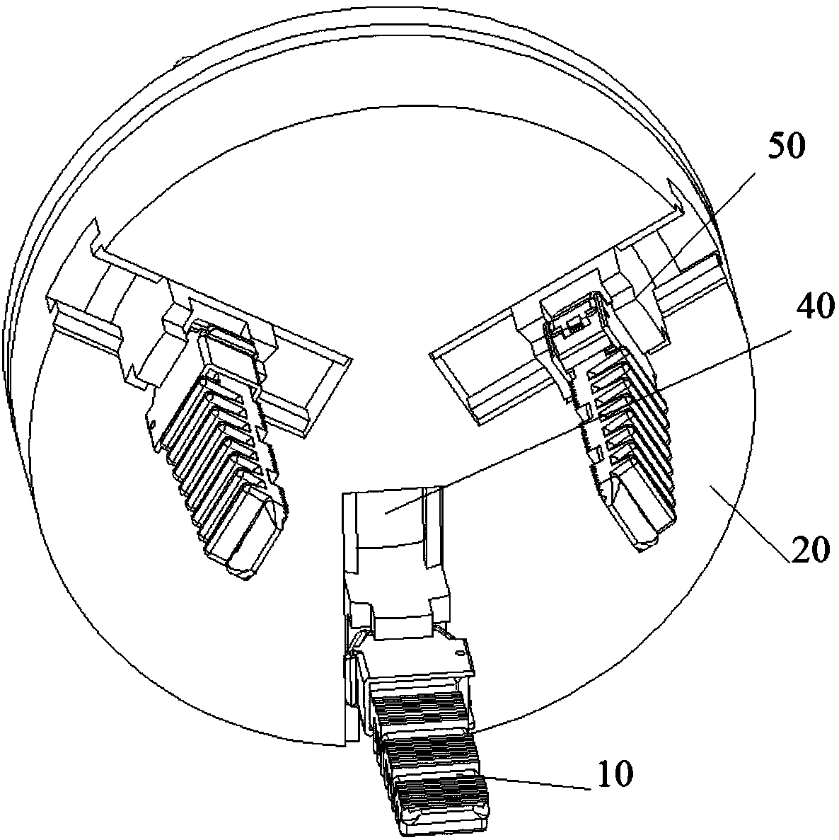 Self-adaptive type flexible gripper