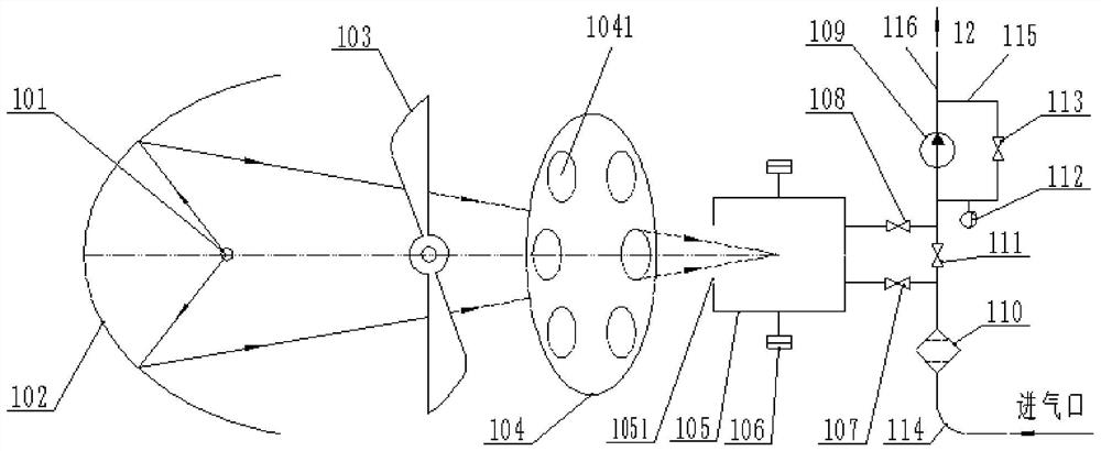 Full-scale hydrazine propellant leakage detection system and method