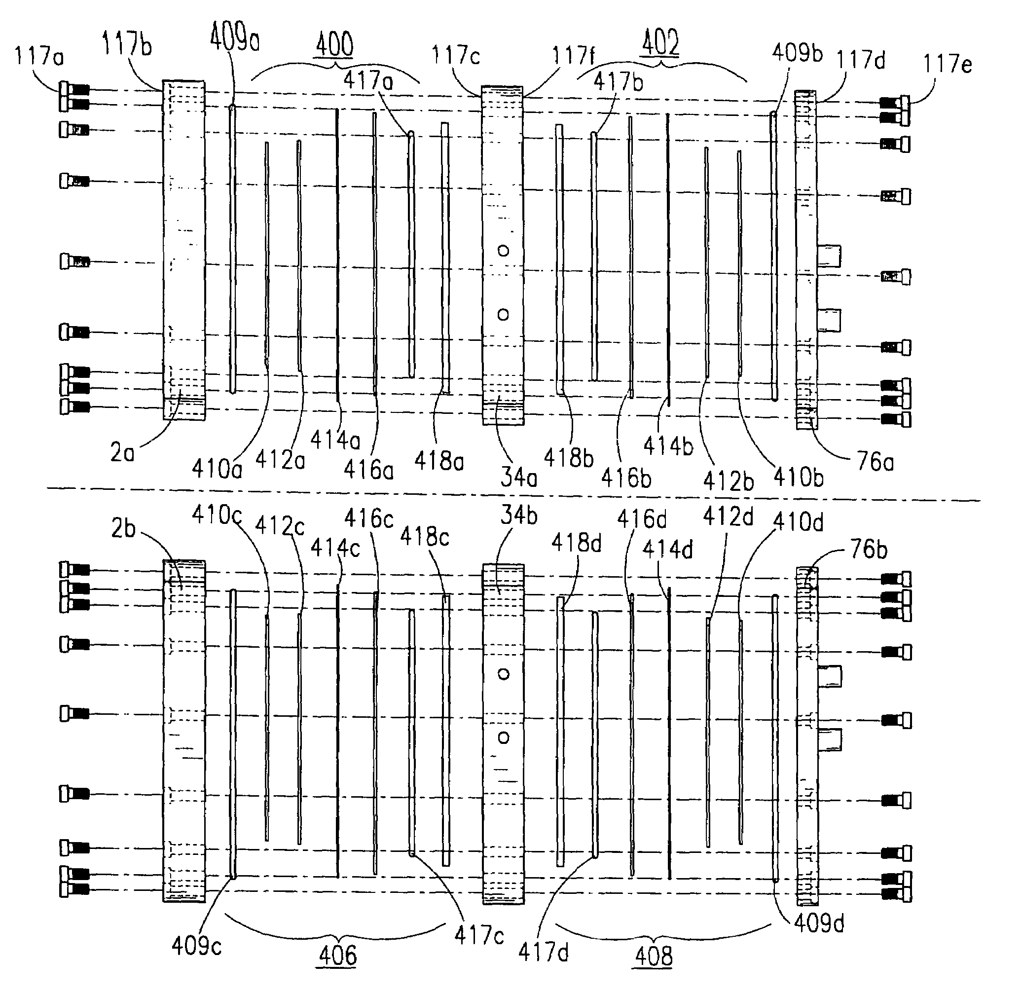 Process and system for blending components obtained from a stream