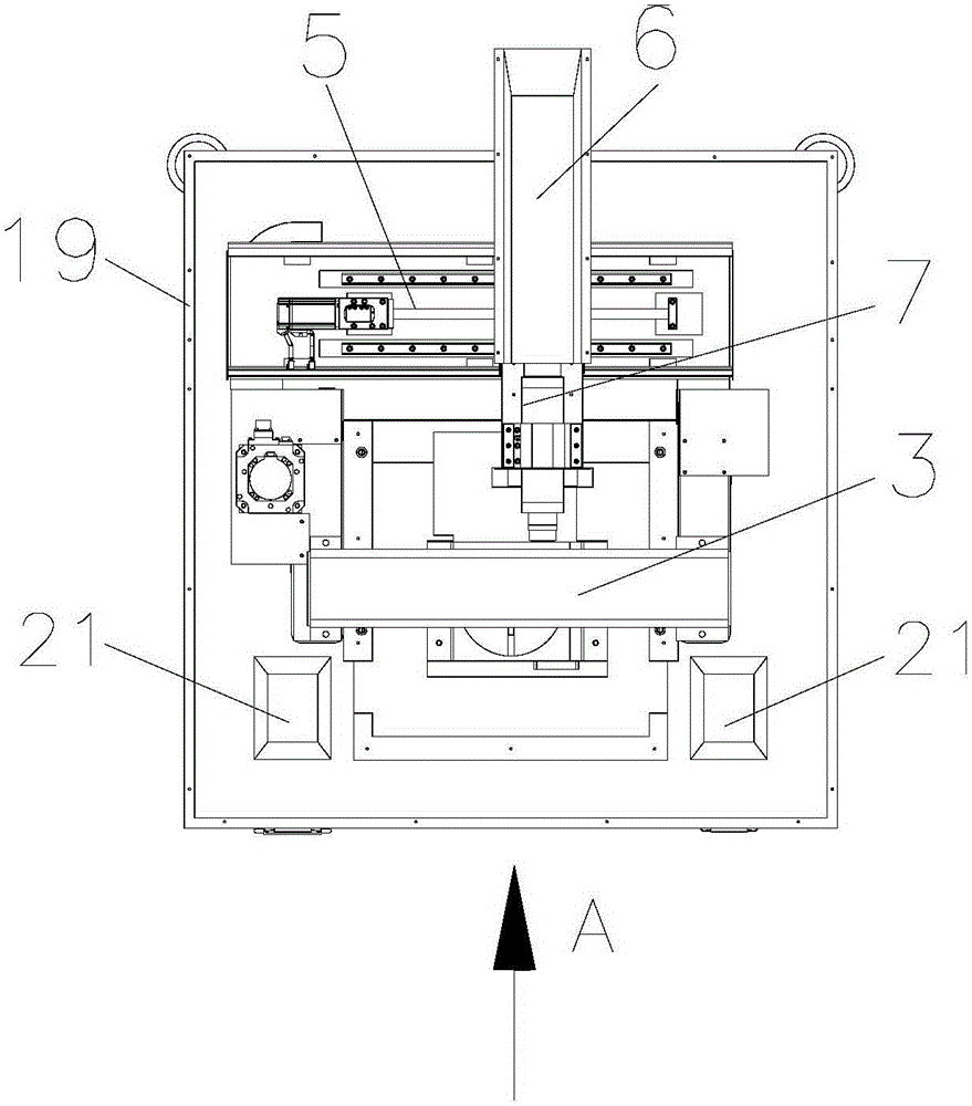 Horizontal 3D jade carving machine