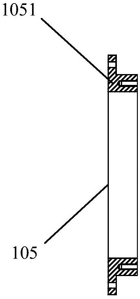 A rotary test device for a box-type oil distributor