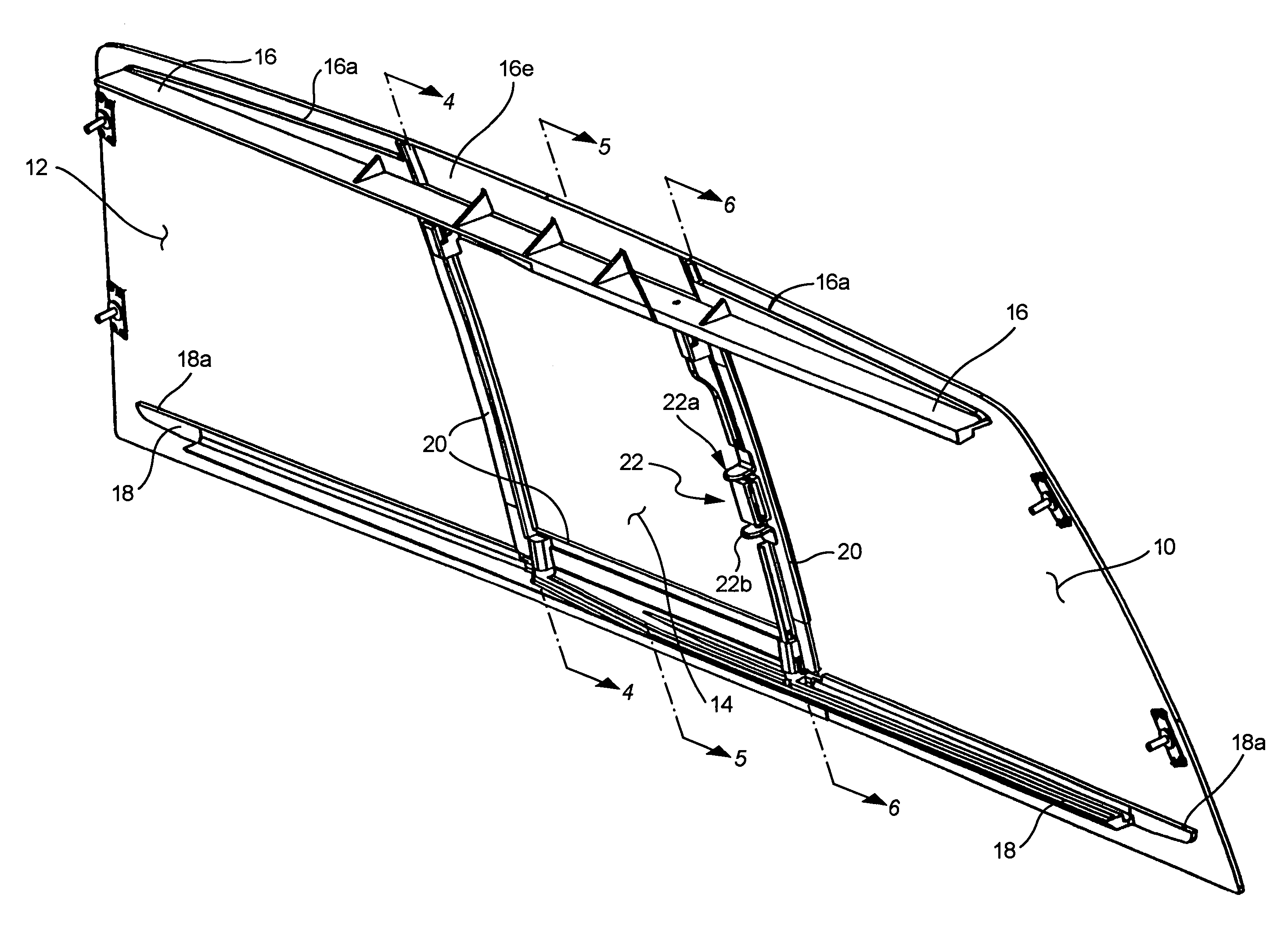 Flush-mounted slider window for pick-up truck