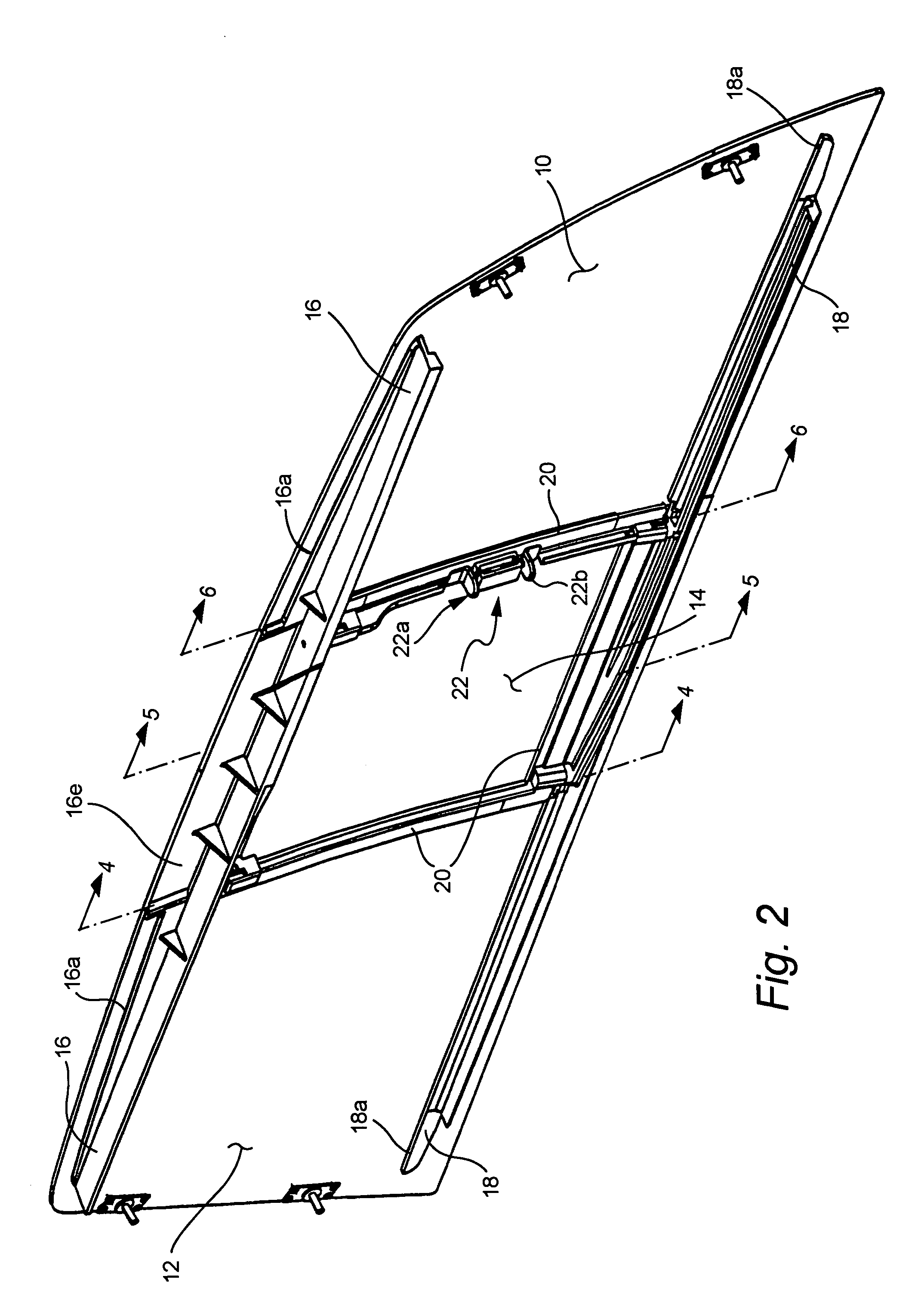 Flush-mounted slider window for pick-up truck