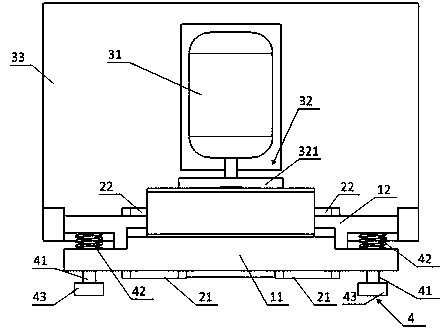 Safety belt shaking warning device