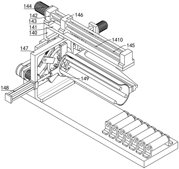 Winding and wrapping device for elastomer modified asphalt waterproof roll production