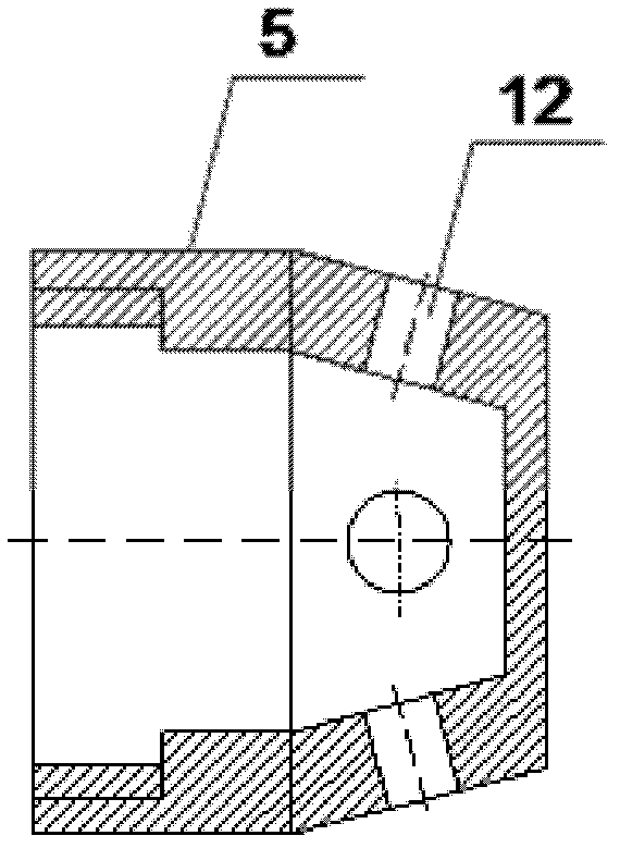 Self-backheating swirling burner for fuel gas with low heat value