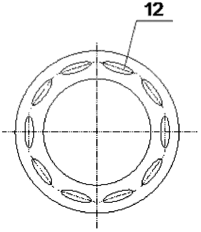 Self-backheating swirling burner for fuel gas with low heat value