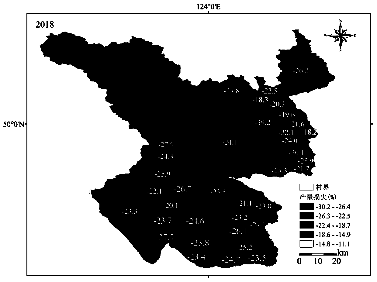 A crop disaster loss rapid assessment method