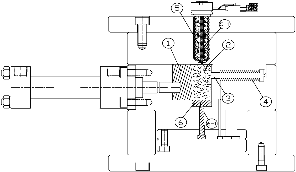 Crystalline material injection molding self-reinforcement process and equipment