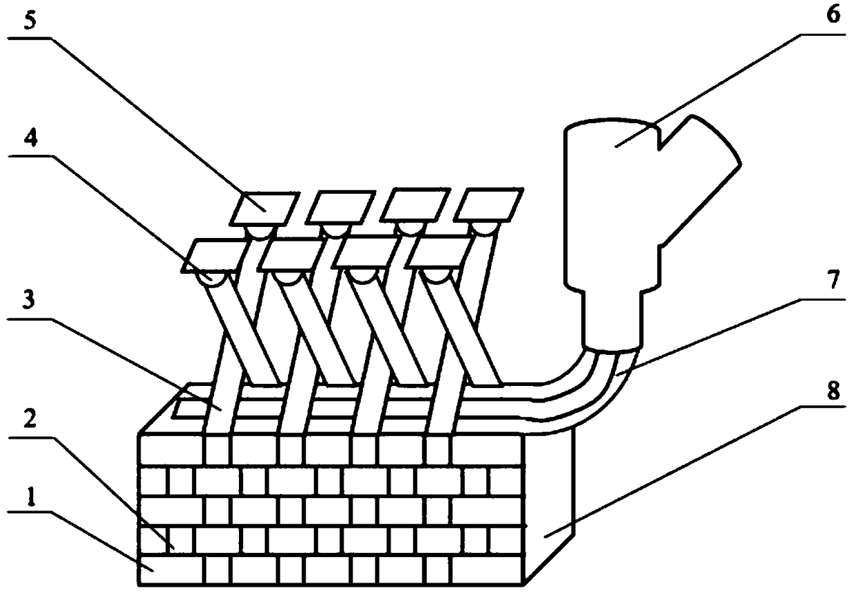 In-situ weaving additive manufacturing method of continuous fiber reinforced composite material