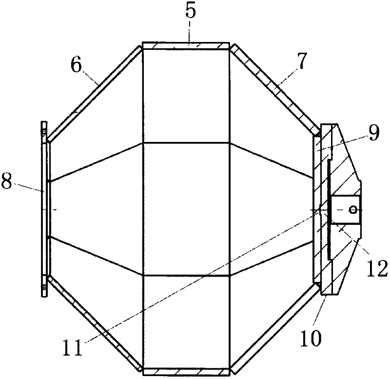 Tilting-type roller polisher machine