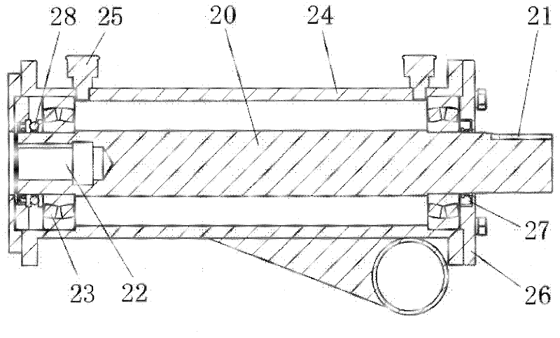 Tilting-type roller polisher machine