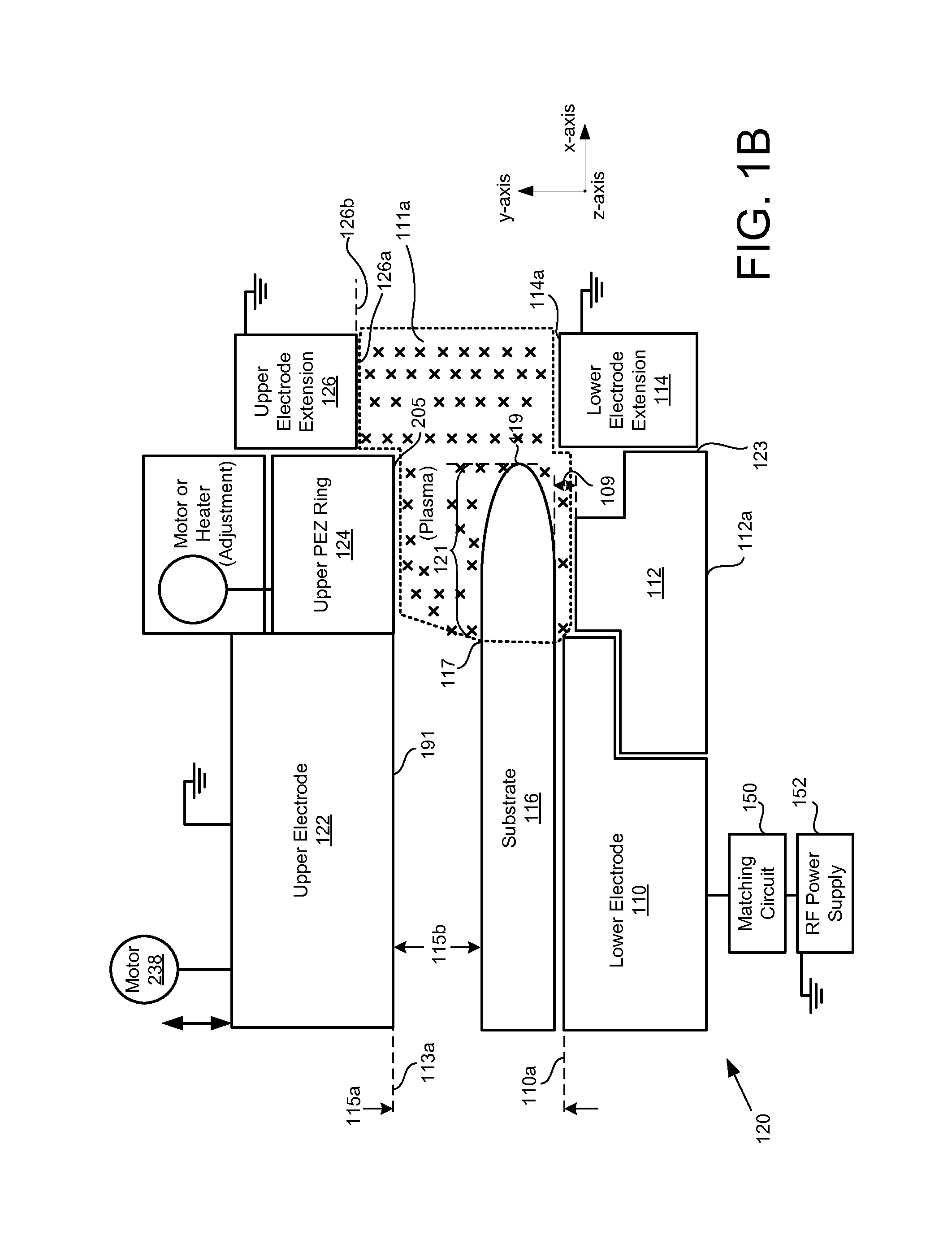 Edge exclusion control with adjustable plasma exclusion zone ring