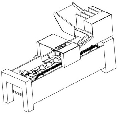 Egg shell-breaking machine