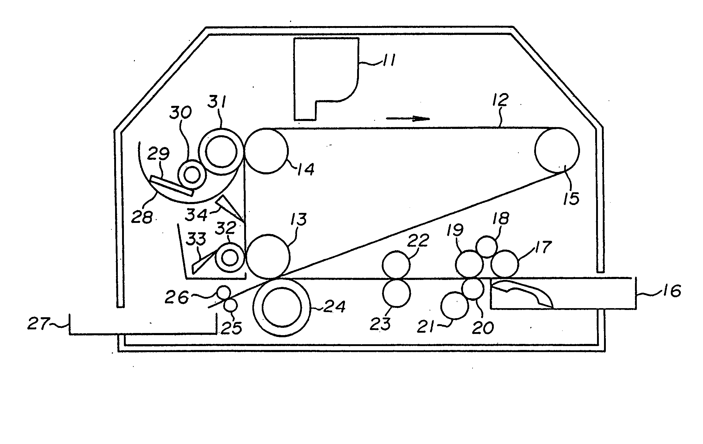 Recording method and apparatus with an intermediate transfer medium based on transfer-type recording mechanism