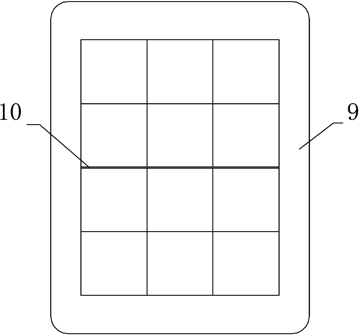 Supporting frame