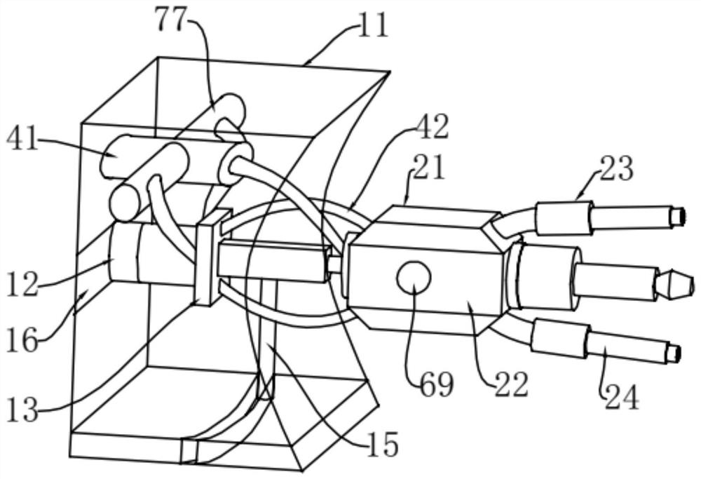 Seedling-growing spray-irrigation device