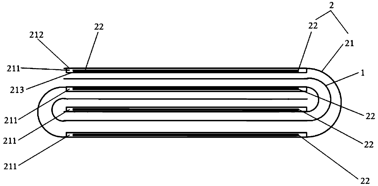 Battery roll core and energy storage device