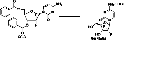 Preparation method of gemcitabine hydrochloride