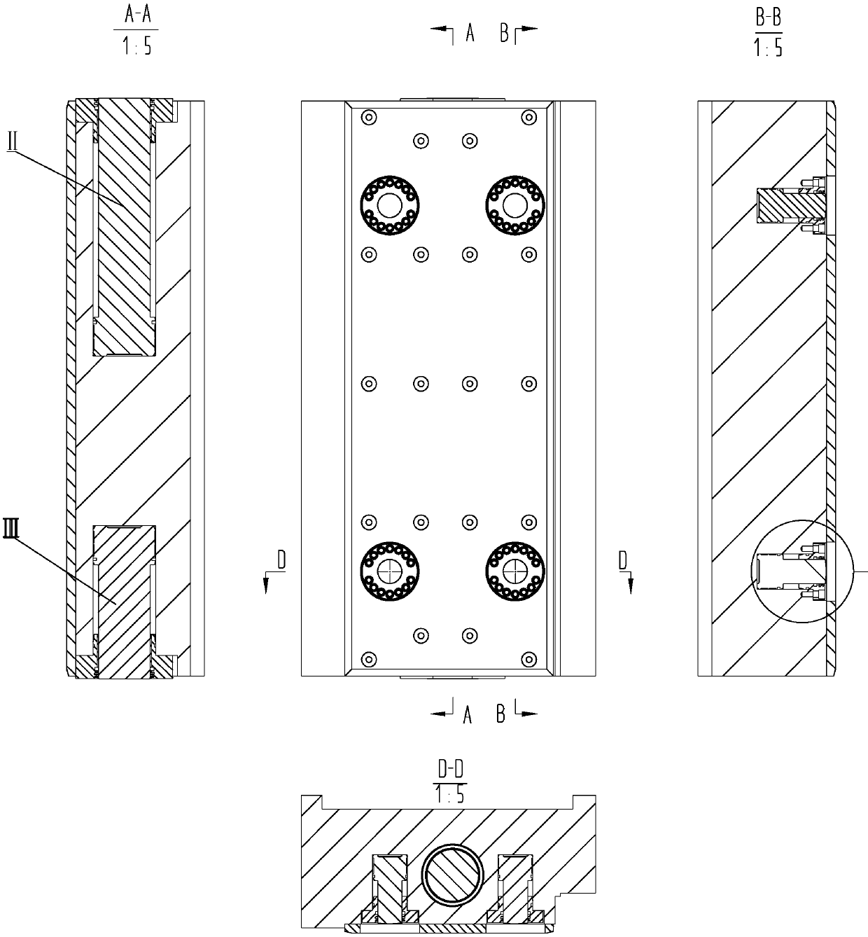 Reversible rolling mill gap eliminating device