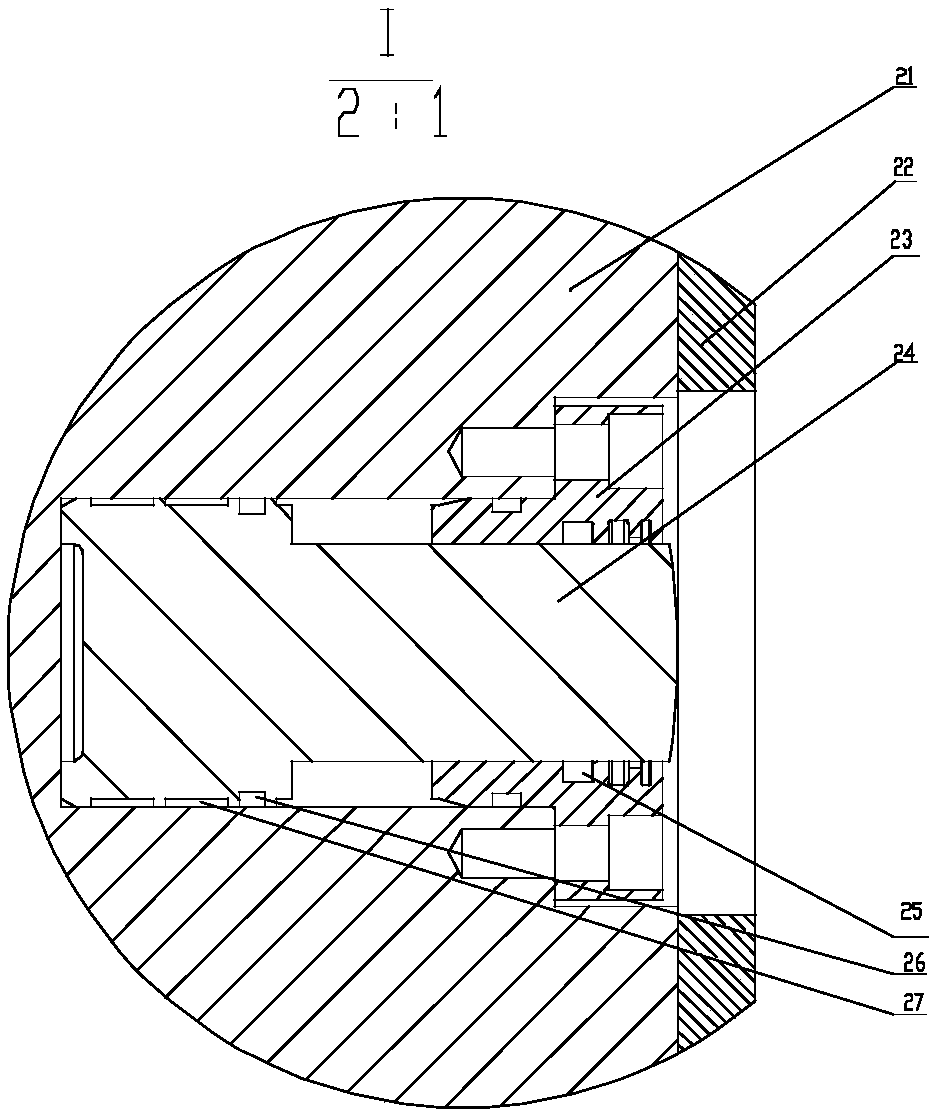 Reversible rolling mill gap eliminating device