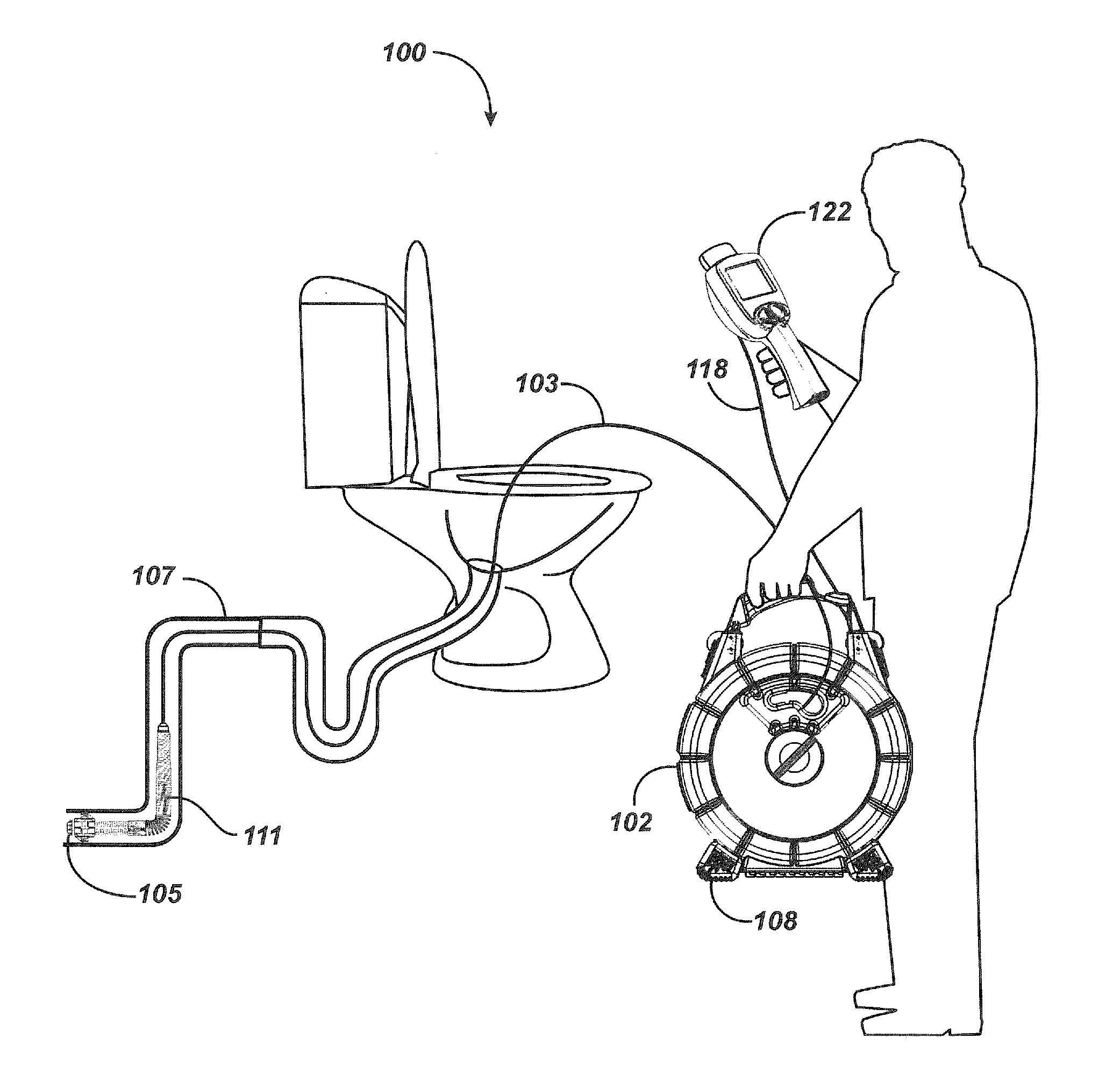 Pipe Inspection System with Replaceable Cable Storage Drum