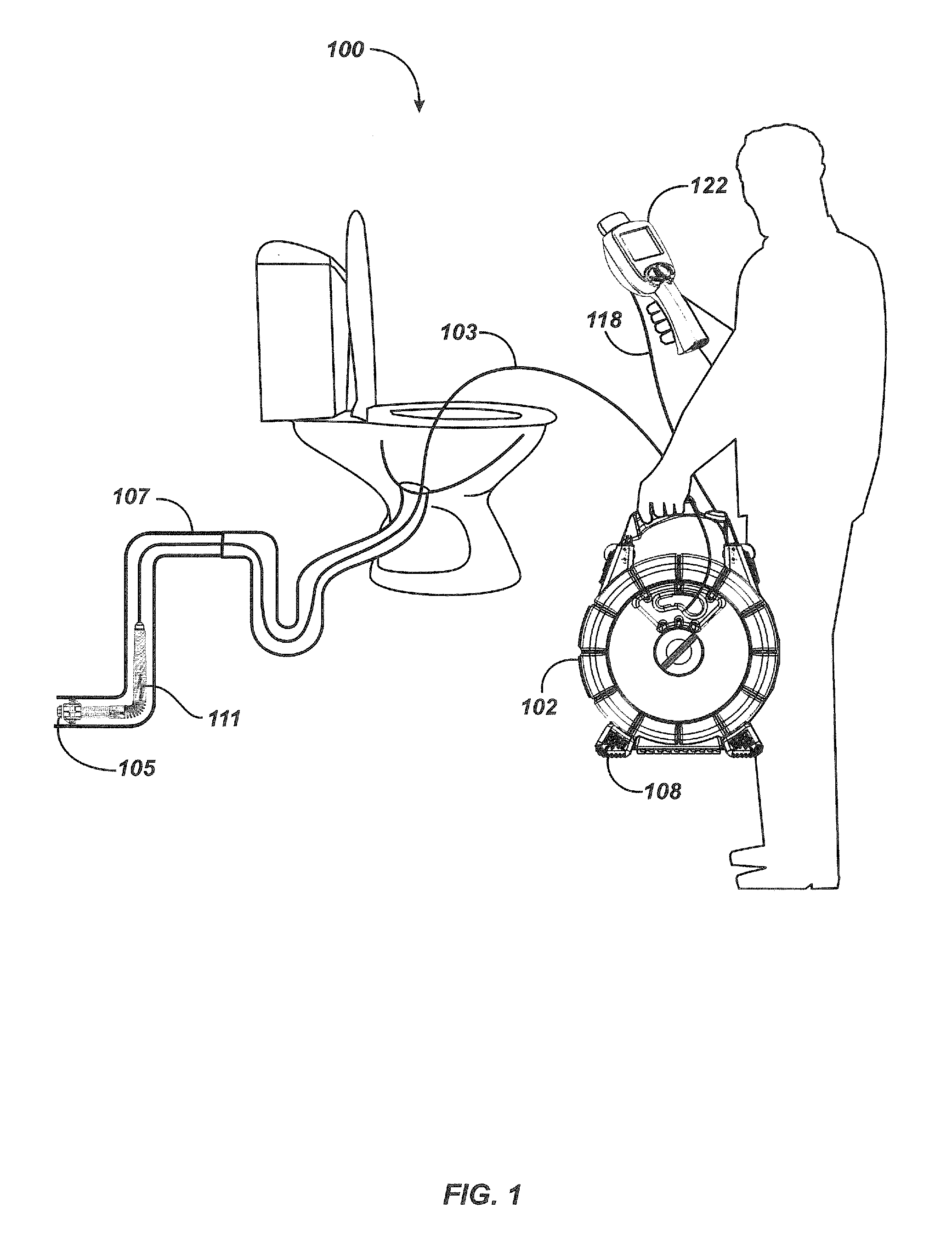 Pipe Inspection System with Replaceable Cable Storage Drum