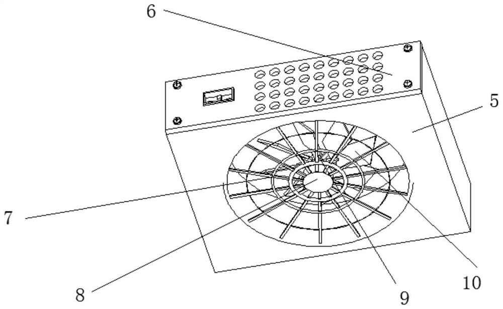 Data center device with multi-channel data acquisition structure