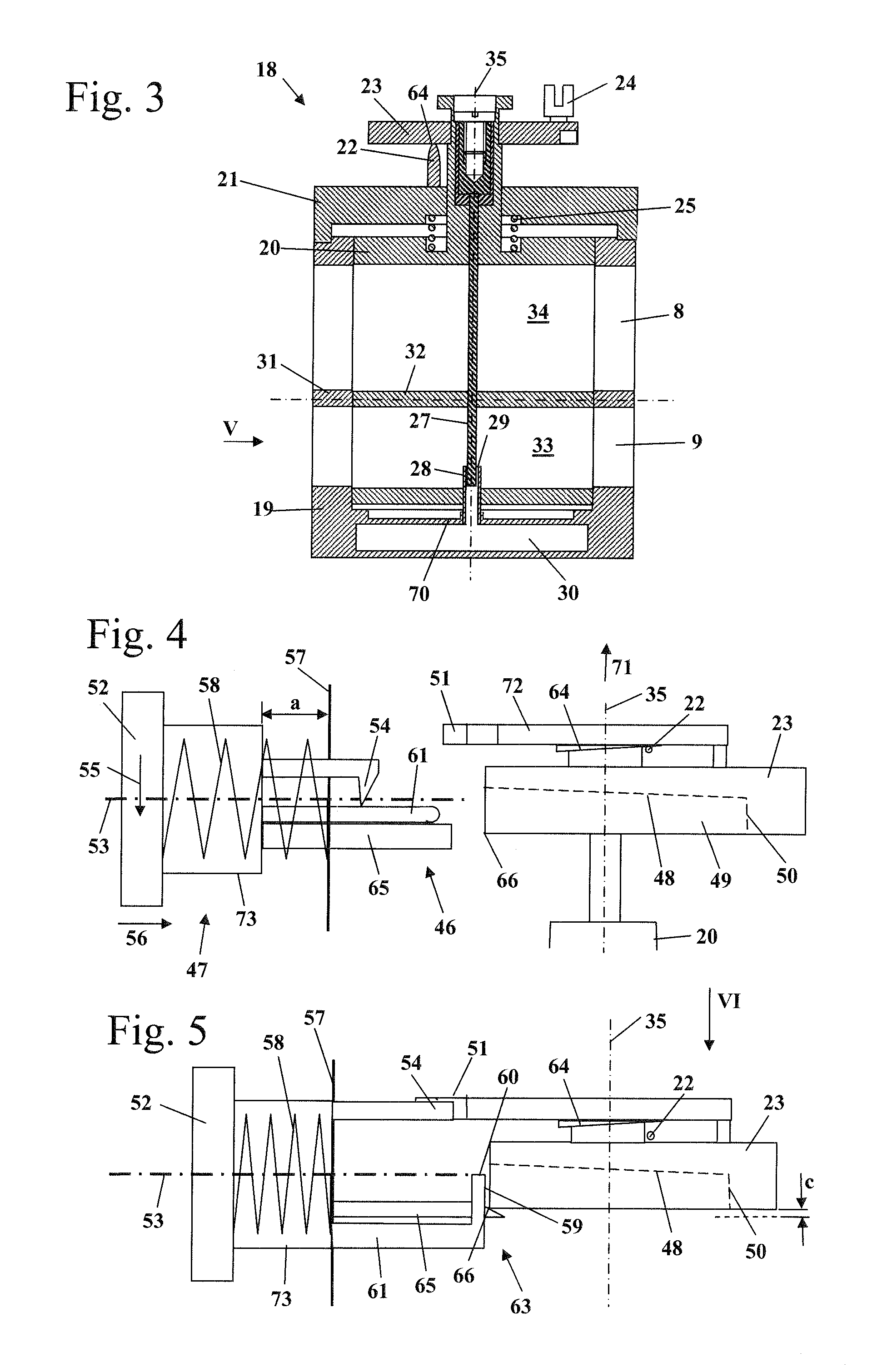 Internal combustion engine having a starter device