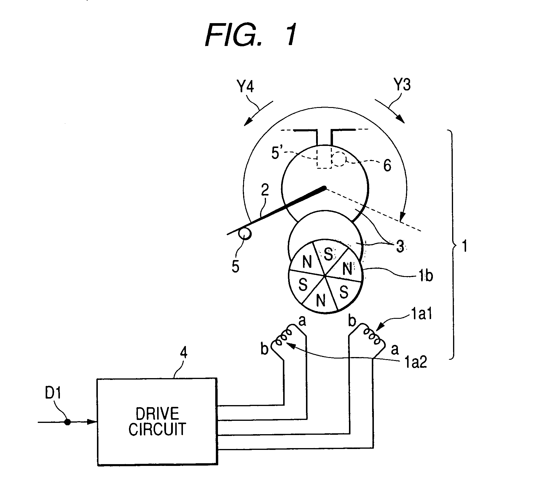 Driving device for stepping motor