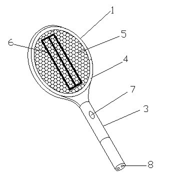 Multifunctional electric mosquito swatter