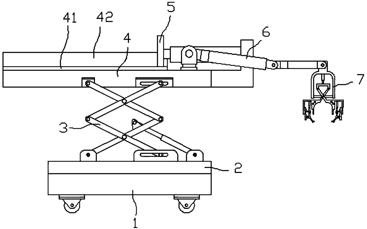 Die transfer robot used in casting process