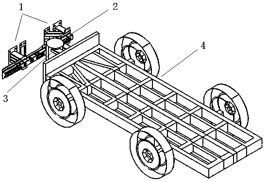 A test device and method for dynamic bending resistance of automobile side pillars hitting key parts