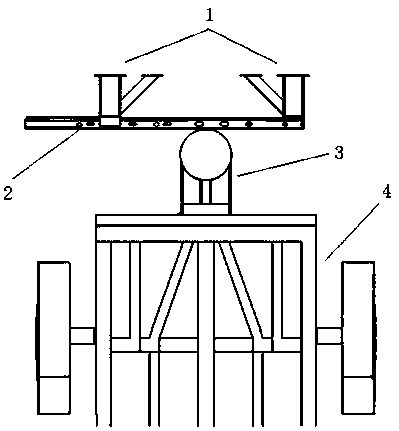 A test device and method for dynamic bending resistance of automobile side pillars hitting key parts