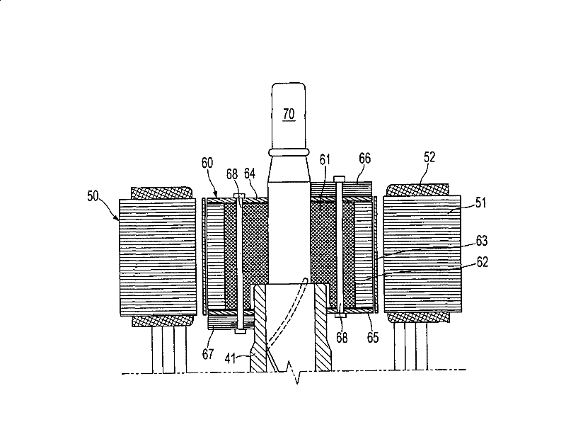 Compressor motor magnet magnetization method