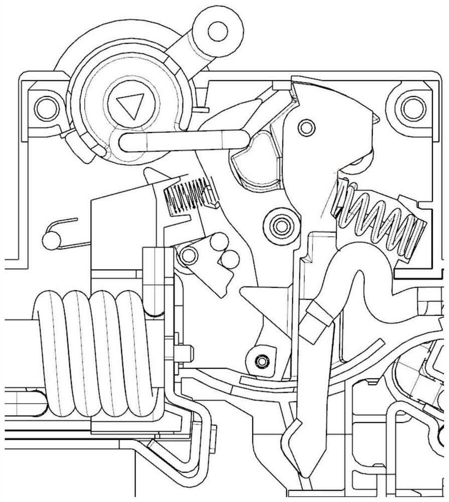 Reset mechanism of magnetic flux release