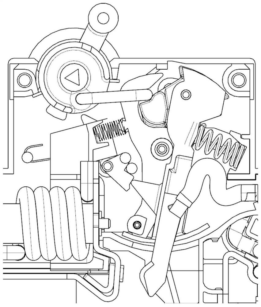 Reset mechanism of magnetic flux release