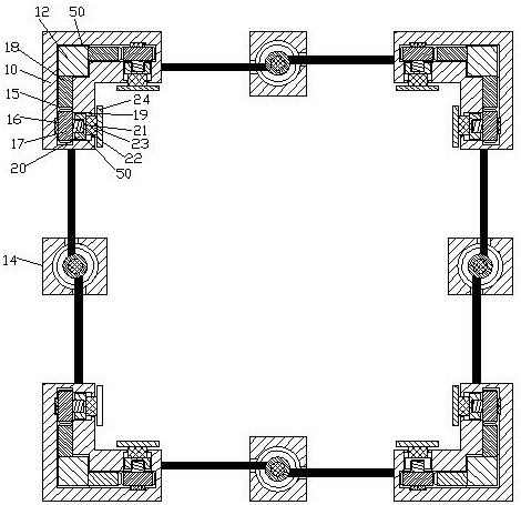 Auxiliary shock-absorbing device for cargo box